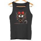 Christmas Grumpy Cat Cheeky Tank Top