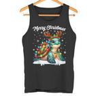 Christmas Outfit Christmas Jumper Turtle Christmas Tank Top