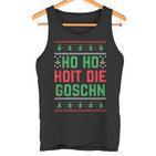 Christmas Party Santa Ho Ho Hoit Die Goschn Tank Top