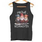 Christmas Three Dwarfs Matching Family Merry Christmas Tank Top