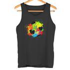 Colourful Football Ball  Tank Top