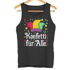 Confetti And Fool Cap Carnival Costume Tank Top