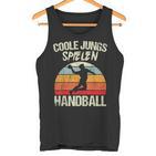 Cool Boys Playing Handball Handballer Boys Children's Tank Top