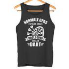 Cool Grandpa Play Dart Saying For Dart Player Tank Top