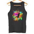 Cool Handball Player With Resin Ball For Safe Hit Tank Top