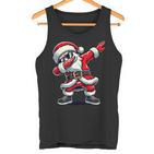 Dabbing Santa Claus Christmas Boys  Tank Top