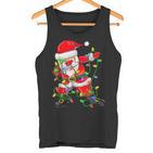 Dabbing Santa Claus Santa Claus Tank Top