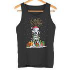 Dalmatian Merry Christmas Xmas Christmas Dalmatian Tank Top