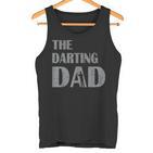 The Darting Dad Dartsport Darter Sprüche Dartboard Tank Top