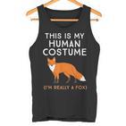 Das Ist Mein Menschen I'm Really A Fox Tank Top