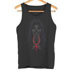 Day Of The Dead Prayer La Calavera Catrina Santa Muerte Tank Top