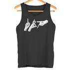 Deutschrap Hip Hop 187 Hand Sign Gesture Tank Top