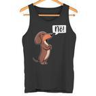 Dickköpfiger Rauhaardackel Nö Dachshund Dog Dog Tank Top