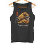 Die Große Welle Des Kaffees Tank Top