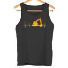 Digger Driver Digger Driver Heartbeat Ecg Heart Rate Tank Top