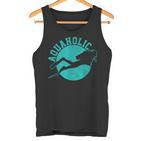 Diver Aquaholic Diving  Tank Top