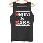 Drum & Bass Rum & Ass Rave Party Edm Dj House Music Tank Top