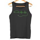 Electric Car Heartbeat Electricehicle Ev Tank Top