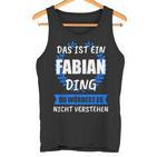 Fabian Name First Name  Tank Top