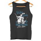 Father Son Angelfreunde Fürs Leben Fishing Angler Tank Top