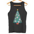 Football Christmas Tree Outfit For The Holidays Tank Top