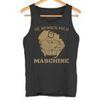 Bodybuilder Training Ich Name Mich Machine Tank Top