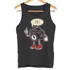 Camera With Cartoon For Children Photography Tank Top