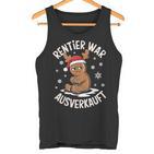 Christmas Gingerbread Reindeer Was Out Sold Out Tank Top