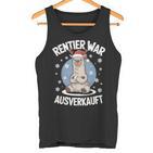 Christmas Lama Reindeer Was Out Sold Out Tank Top