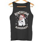 Christmas Sheep Reindeer Was Out Sold Out Tank Top