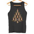 Flannelette Christmas Tree  Christmas Flannelette Tank Top