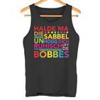 Hessen Dialect Saying Halt Dein Klapp Tank Top