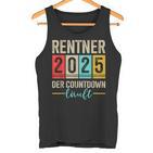 Pensioner 2025 Countdown Running For Retirement Tank Top