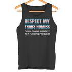 Respect My Trans Homies Gay Pride Month Lgbtq Equality Tank Top