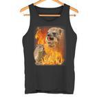 Rock Hyrax Fire Style Tank Top