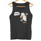 Seagull Cartoon I Sea Bird Animal Motif Moin North Sea Tank Top