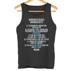 Slogan North Sea North German Basic Law  Tank Top