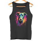 Galgo Espanol Colourful Greyhound Tank Top