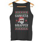 Gangsta Wrapper Saying Christmas Wrapping Tank Top