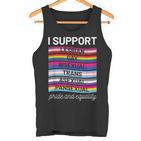 Gay Pride Lgbt Support Trans Pan Lesbian Bi Equality Tank Top