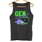 Gen Z Slogan Sleeping Fault Gen Zzz Generation Z Tank Top