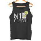 Ginfluencer Cocktail Gin Tonic Juniper Schnapps Alcohol Tank Top