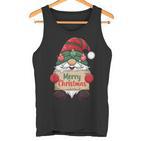 Gnome Christmas Santa Claus Costume Merry Christmas Gnome Tank Top