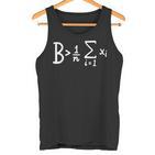 Be Greater Than Average Math Tank Top