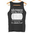 Guest Book My 50Th Birthday Party 50 Years Guest List Tank Top