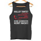 Hallo Tante Endlich Rereich Ich Dich Kann Du Mich Abholen Hello T Tank Top