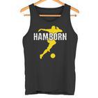 Hamborn Football Kicken Fan Nrw Stadium Yellow Tank Top