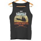 Hard Hardener Landscaper Chainsawintage Tank Top