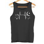 Heartbeat Of Faith – Islamic Crescent And Lantern  Tank Top