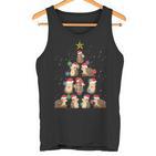 Hedgehog Christmas Animal Xmas Animal Love Pet  Tank Top